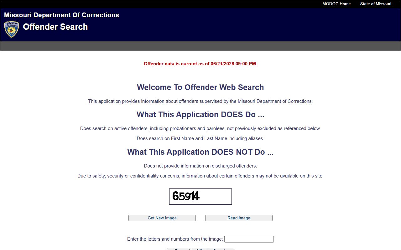 DeKalb County arrest records Missouri DOC offender search
