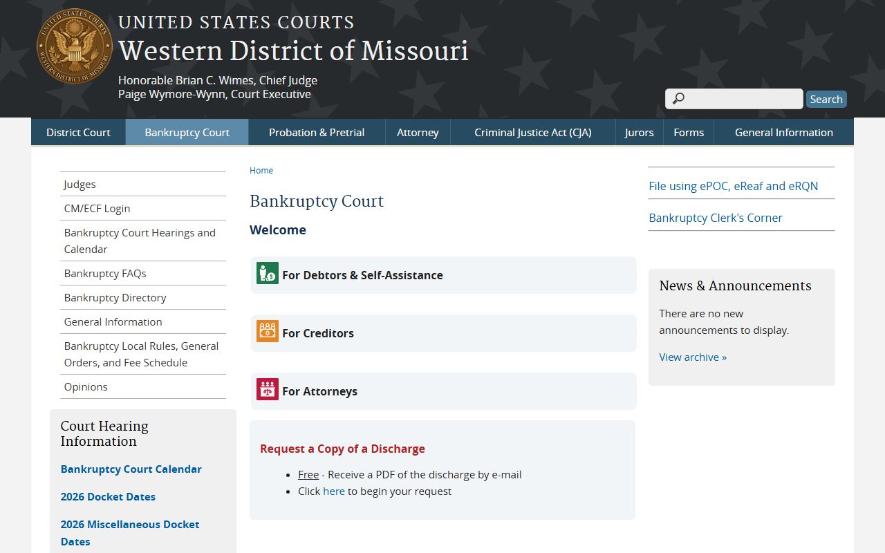 DeKalb County Circuit Court records Western District bankruptcy source