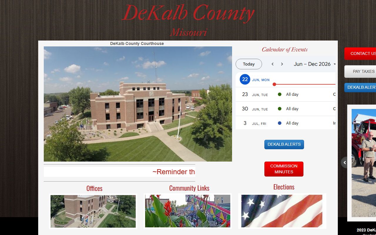 DeKalb County court records county homepage