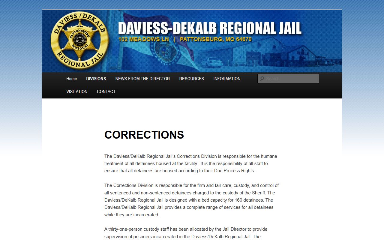 DeKalb County inmate records regional jail corrections division