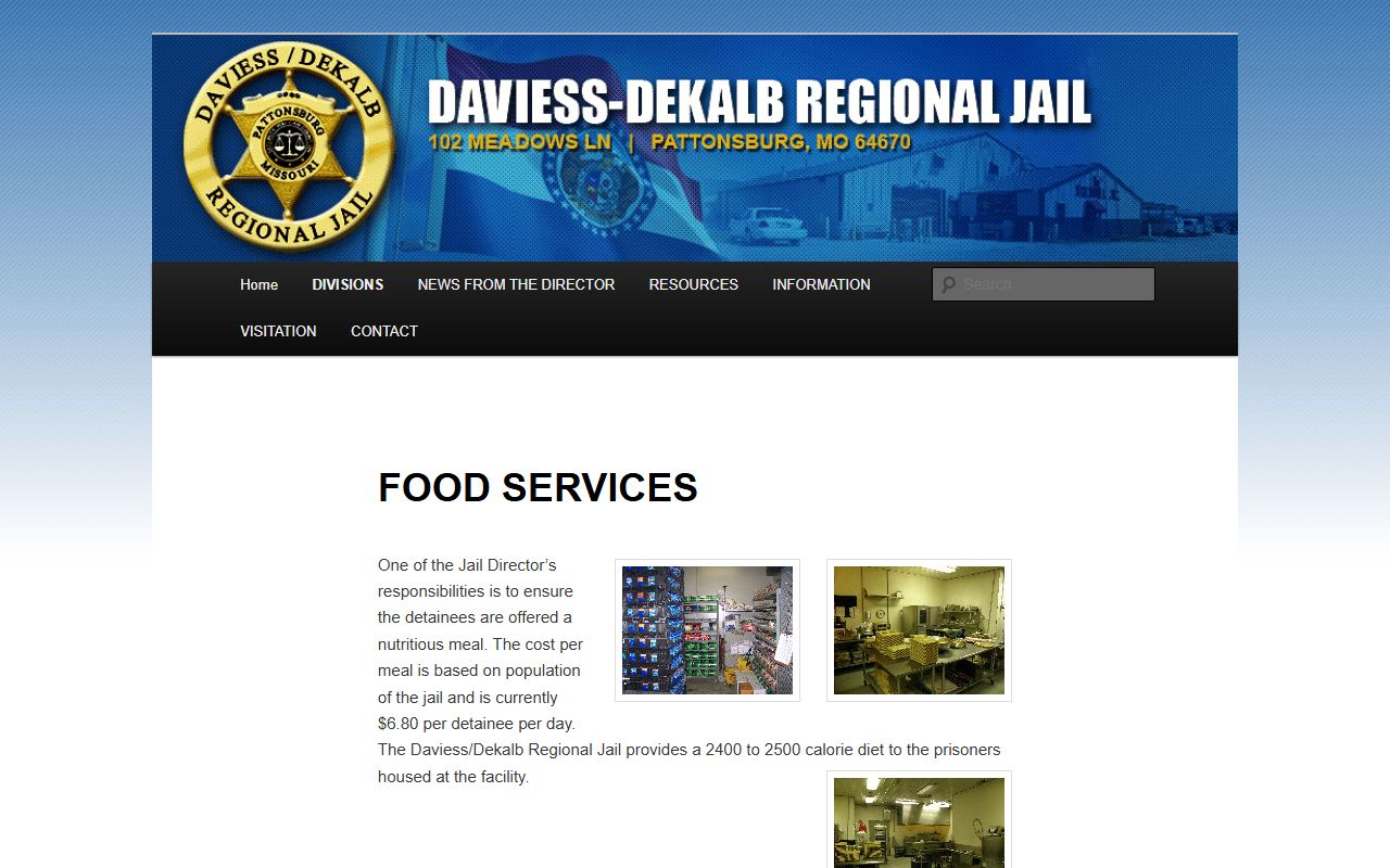 DeKalb County inmate records jail food services