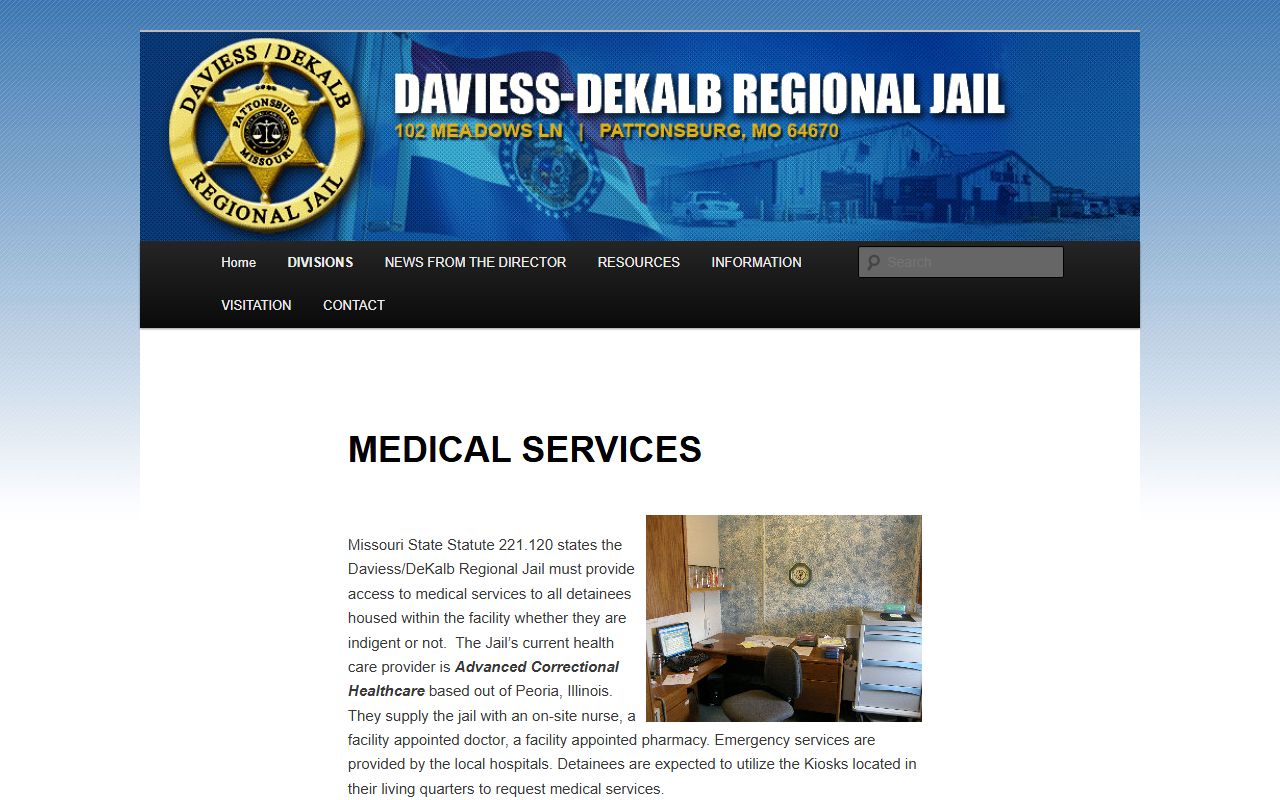 DeKalb County inmate records jail medical services