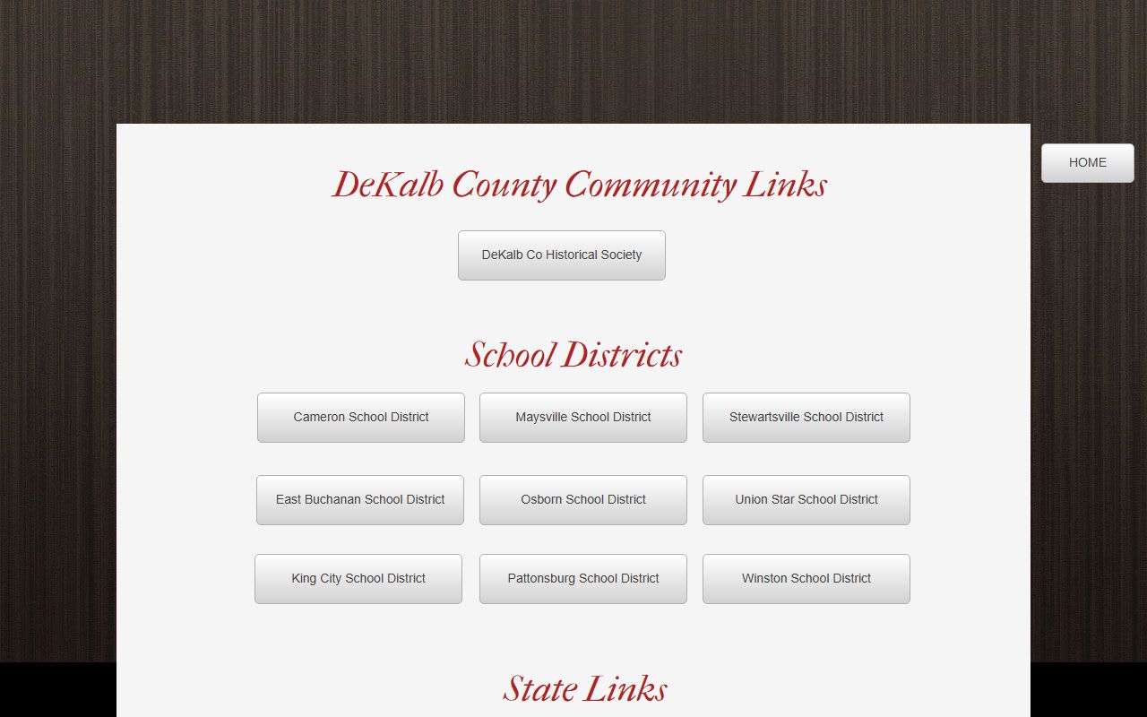 DeKalb County probate records community links page
