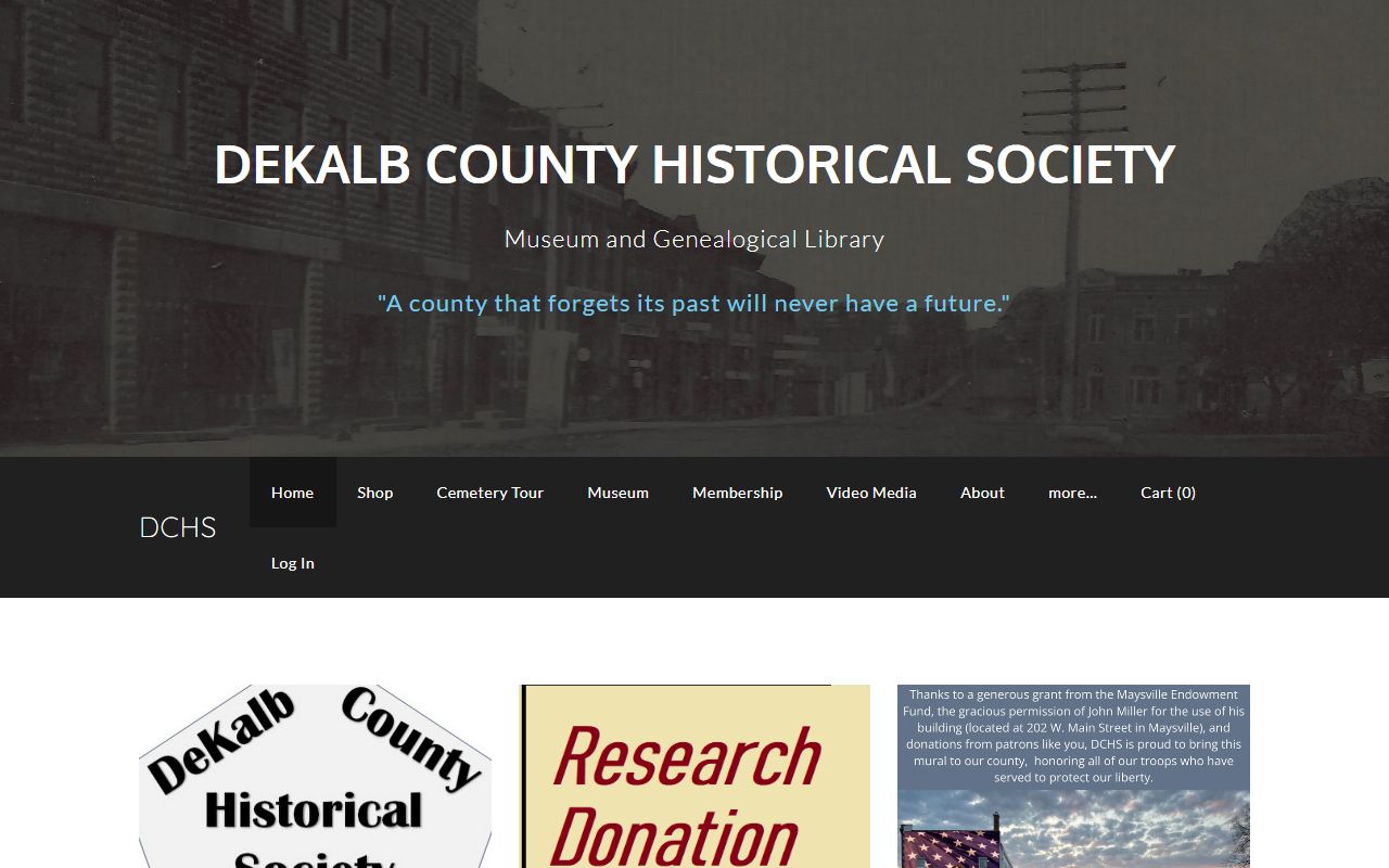 DeKalb County probate records historical society resource